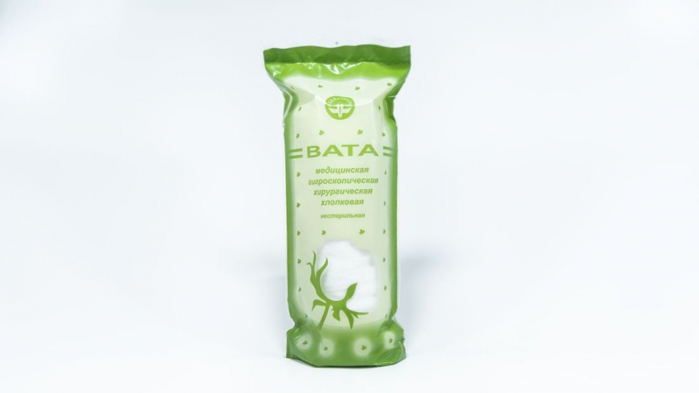 Вата хирургическая нестерильная в рулонах 200 г  