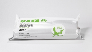 Вата хирургическая стерильная в рулонах 250 г 