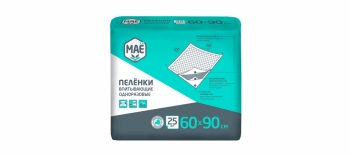 Пелёнки впитывающие одноразовые МАЁ 60х60